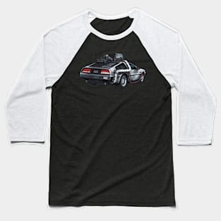 Back to the Future - DMC DeLorean Baseball T-Shirt